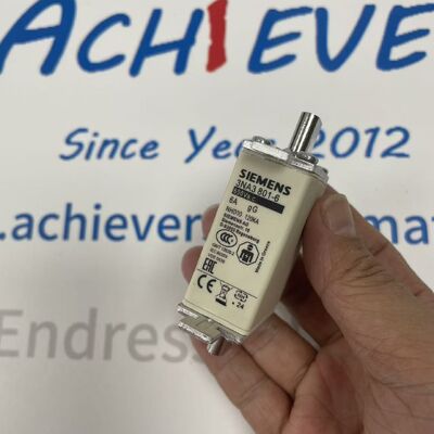 Enlace fusible HRC (alta capacidad de interrupción) de bajo voltaje y alta confiabilidad SIEMENS 3NA3801-6