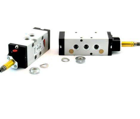 Válvula solenoide Camozzi 458-015-22 de alta fiabilidad, serie 4, 5/2 vías