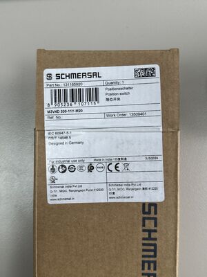 El cambio de límite de Schmersal 330-11Y-M20