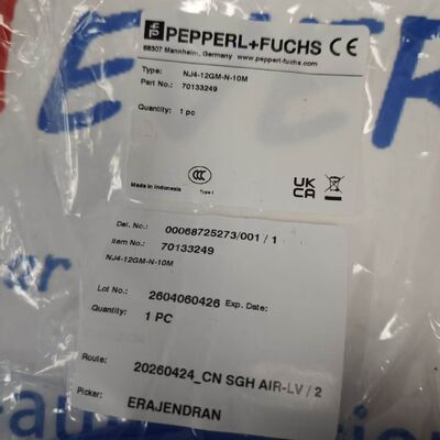 Pepperl+Fuchs NJ4-12GM-N-10M Sensor de proximidad inductivo NAMUR no empotrado M12