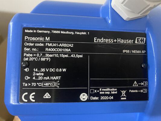 E+H FMU41-ARB2A2 Transmisor de nivel ultrasónico Prosónico M