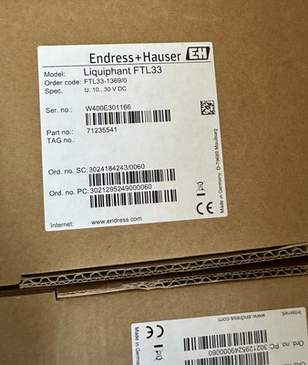 E+H FTL33-1369/0 Interruptor de nivel de diapasón vibrónico higiénico Liquiphant