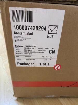 E+H FTL64-MPE4/0 Interruptor de nivel de punto de la horquilla de afinación vibrónica de alta temperatura