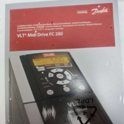 Danfoss FC-280P4K0T4E20H2BXCXX VLT Midi Drive 4kW 380-480V Profibus Convertidor de frecuencia CA