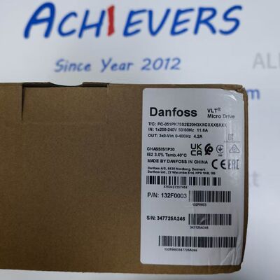 Danfoss FC-051PK75S2E20H3XXCXXXXXXX variador de frecuencia compacto de baja potencia perteneciente