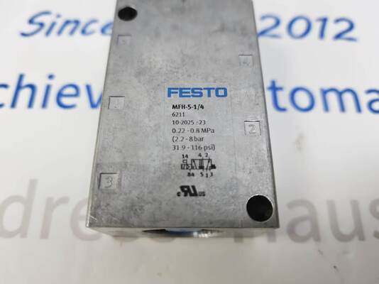 Festo MFH-5-14 Way Pilot Solenoid Valve