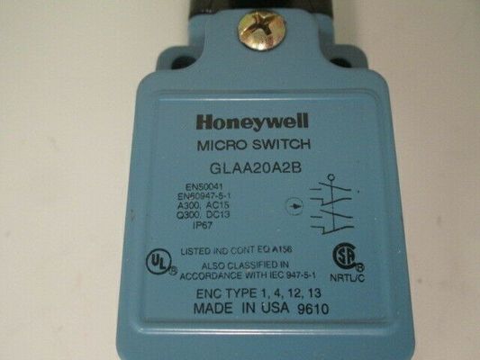 Honeywell GLAA20A2B Snap Action Limit Switch lateral giratorio 10A 600 VAC 250 VDC Zinc de la serie GLA