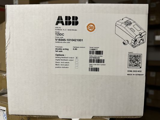 V18345-1010421001 V18345 Válvula de posicionamiento ABB TZIDC Posicionador neumático eléctrico
