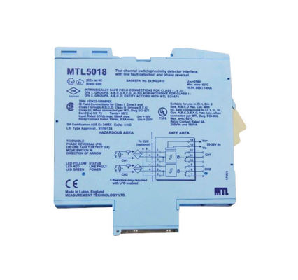 MTL5018 Interfaz del detector de proximidad de instrumentos MTL Número de canales 2