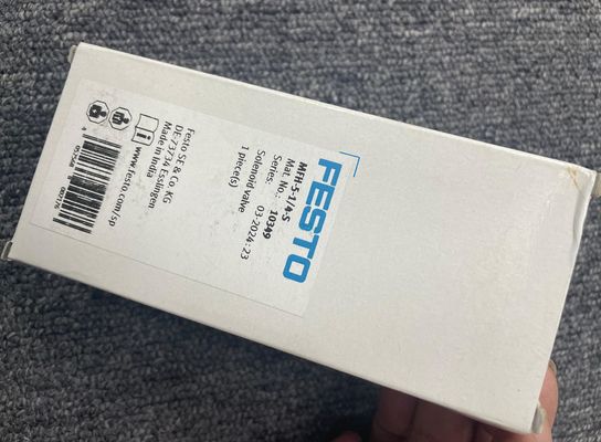 Válvula de solenoide de resorte mecánico de aire Festo MFH-5-1/4-S