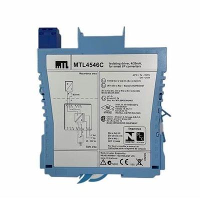 MTL4546C Aisladores intrínsecamente seguros Rango de señal Salida 4 a 20mA Indicación de potencia verde