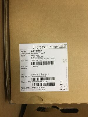 E+H FMP57-2TLM4/0 Transmisor de nivel del radar de ondas guiadas Levelflex