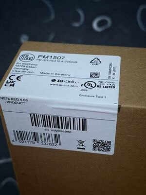 Sensor de presión electrónico ifm PM1507, Transmisor de presión industrial